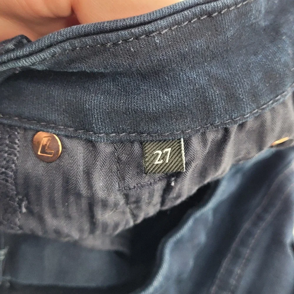 7‎ For All Mankind Aubrey Jeans 27 Blue High Rise Skinny Ankle Womens